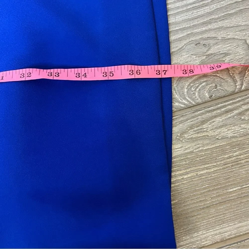 J. Crew Wrap dress in 365 crepe blue sz 8‎